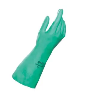 13" StanSolv™ Flocked lined Nitrile Gloves- Sold by the Dozen