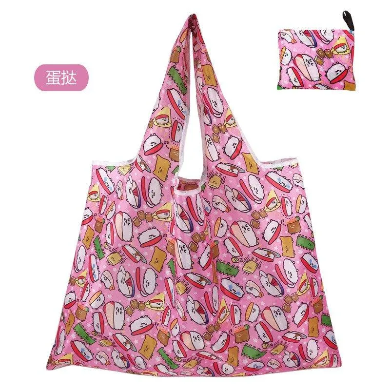 210D Oxford cloth shape folding shopping bag environmental protection storage bag LI-010003