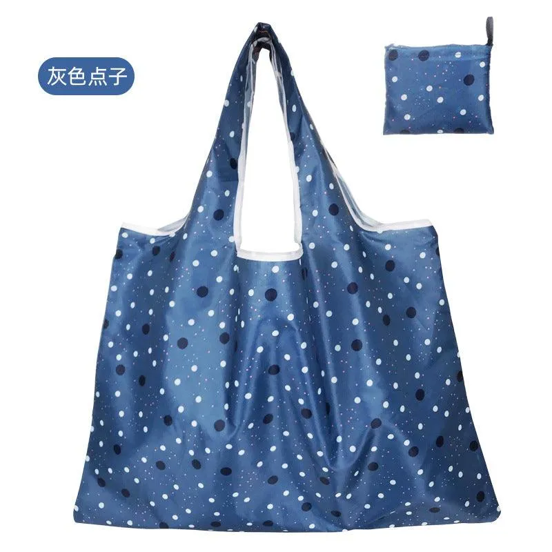 210D Oxford cloth shape folding shopping bag environmental protection storage bag LI-010003