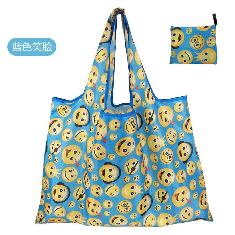 210D Oxford cloth shape folding shopping bag environmental protection storage bag LI-010003