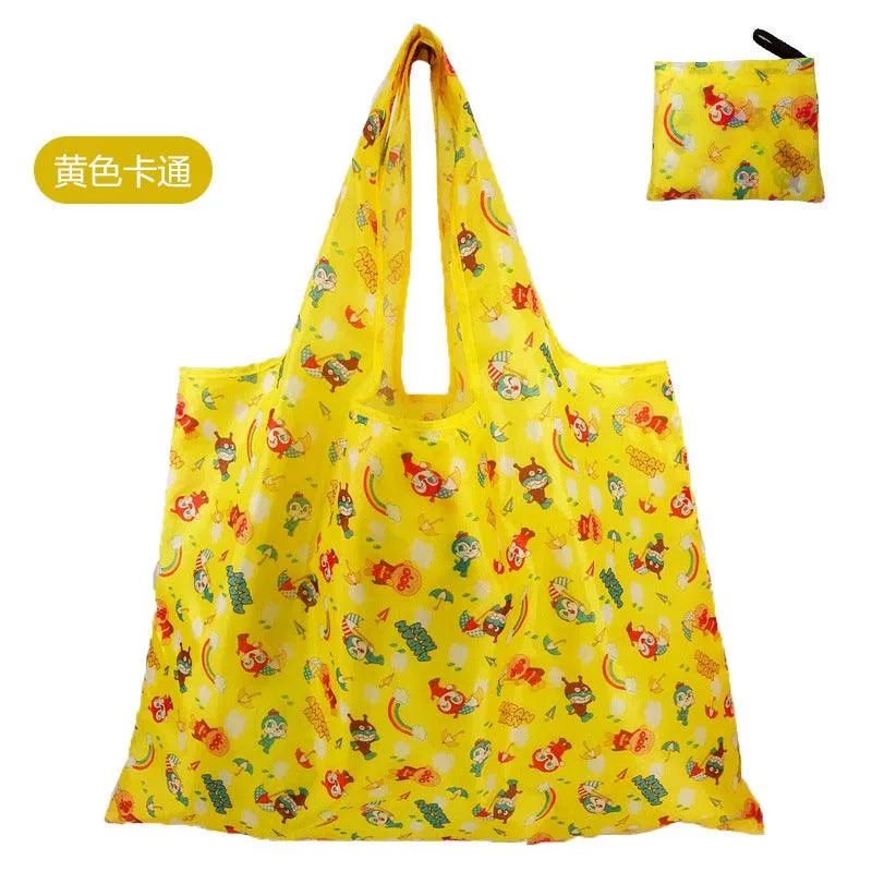 210D Oxford cloth shape folding shopping bag environmental protection storage bag LI-010003