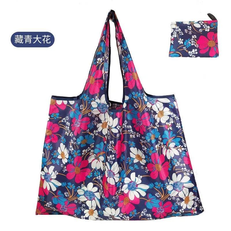 210D Oxford cloth shape folding shopping bag environmental protection storage bag LI-010003