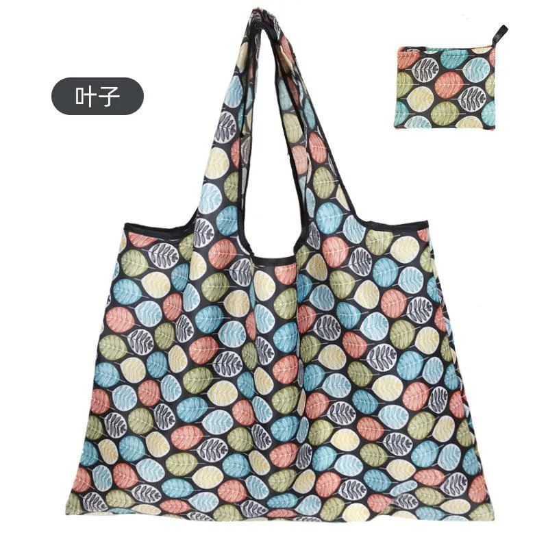 210D Oxford cloth shape folding shopping bag environmental protection storage bag LI-010003