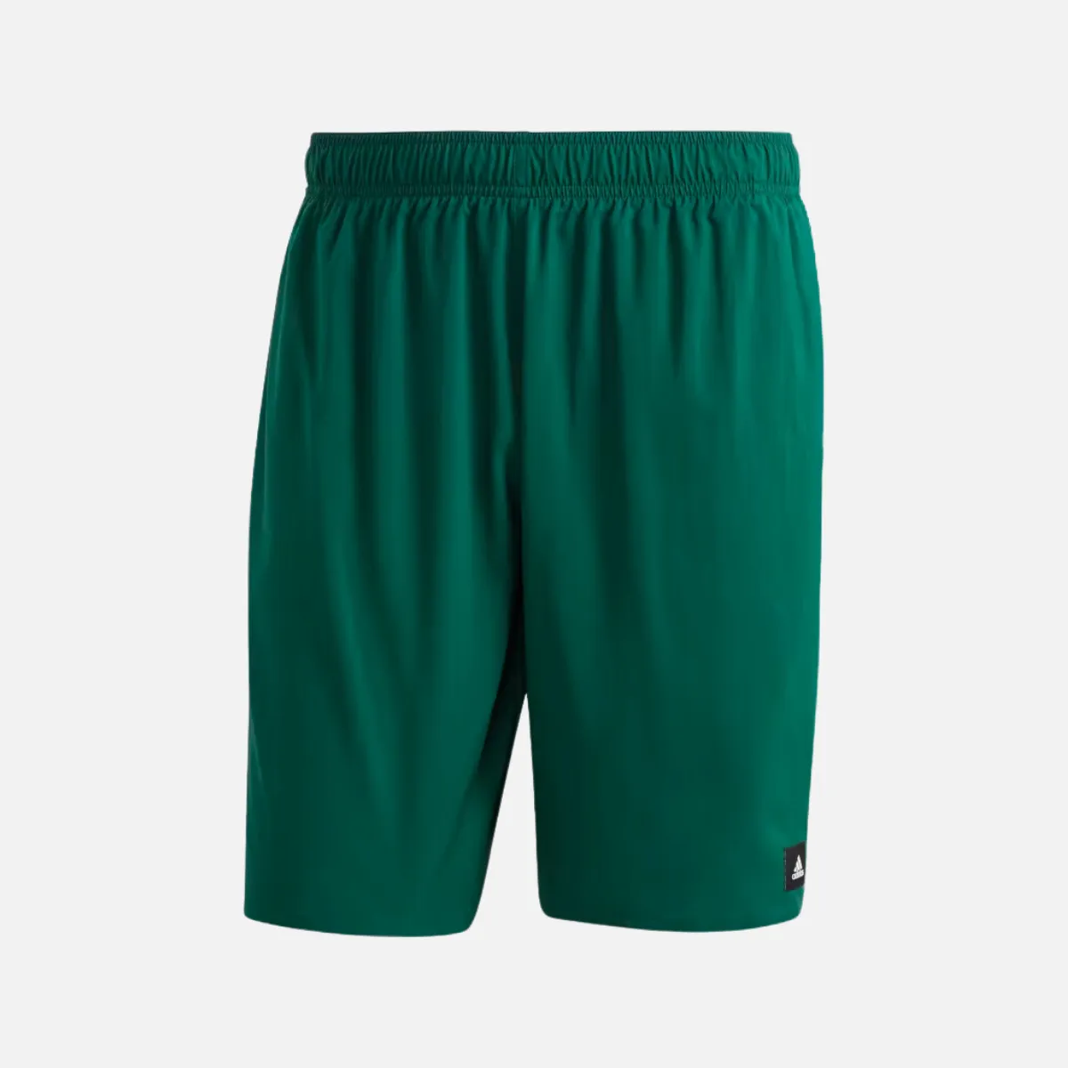 Adidas Solid CLX Classic Men's Swim Short -Collegiate Green/Black