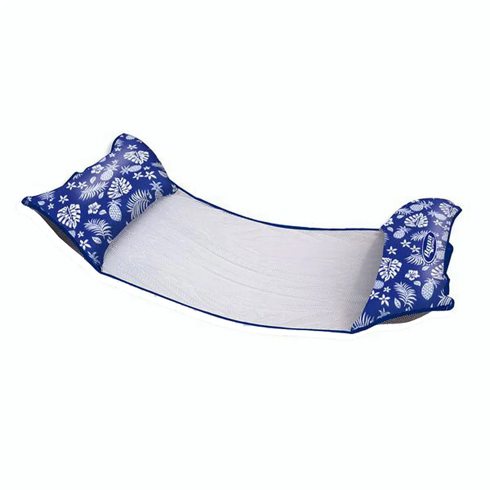 Aqua Leisure 4-In-1 Monterey Hammock Supreme XL 53" x 31.5" - Hibiscus Pineapple Royal Blue [APL18904S2]