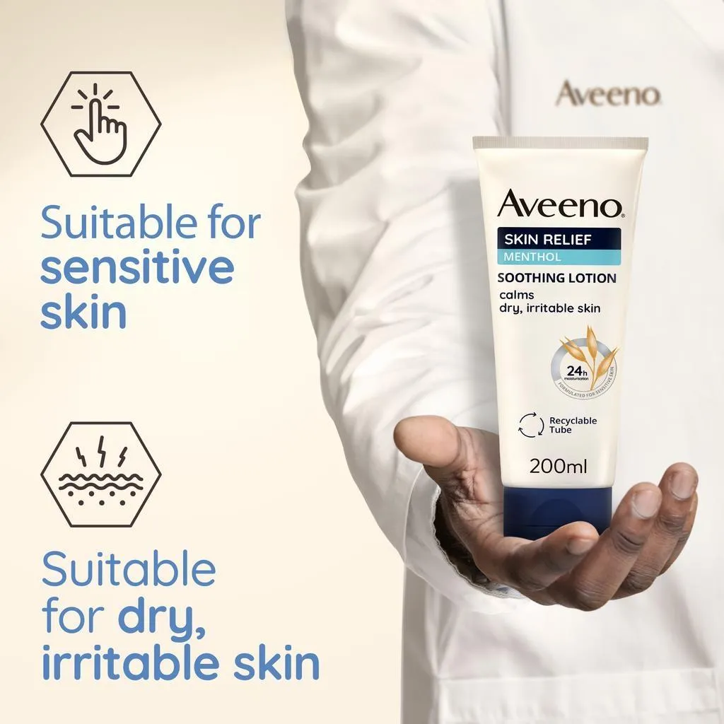 Aveeno Skin Relief Soothing Lotion Menthol