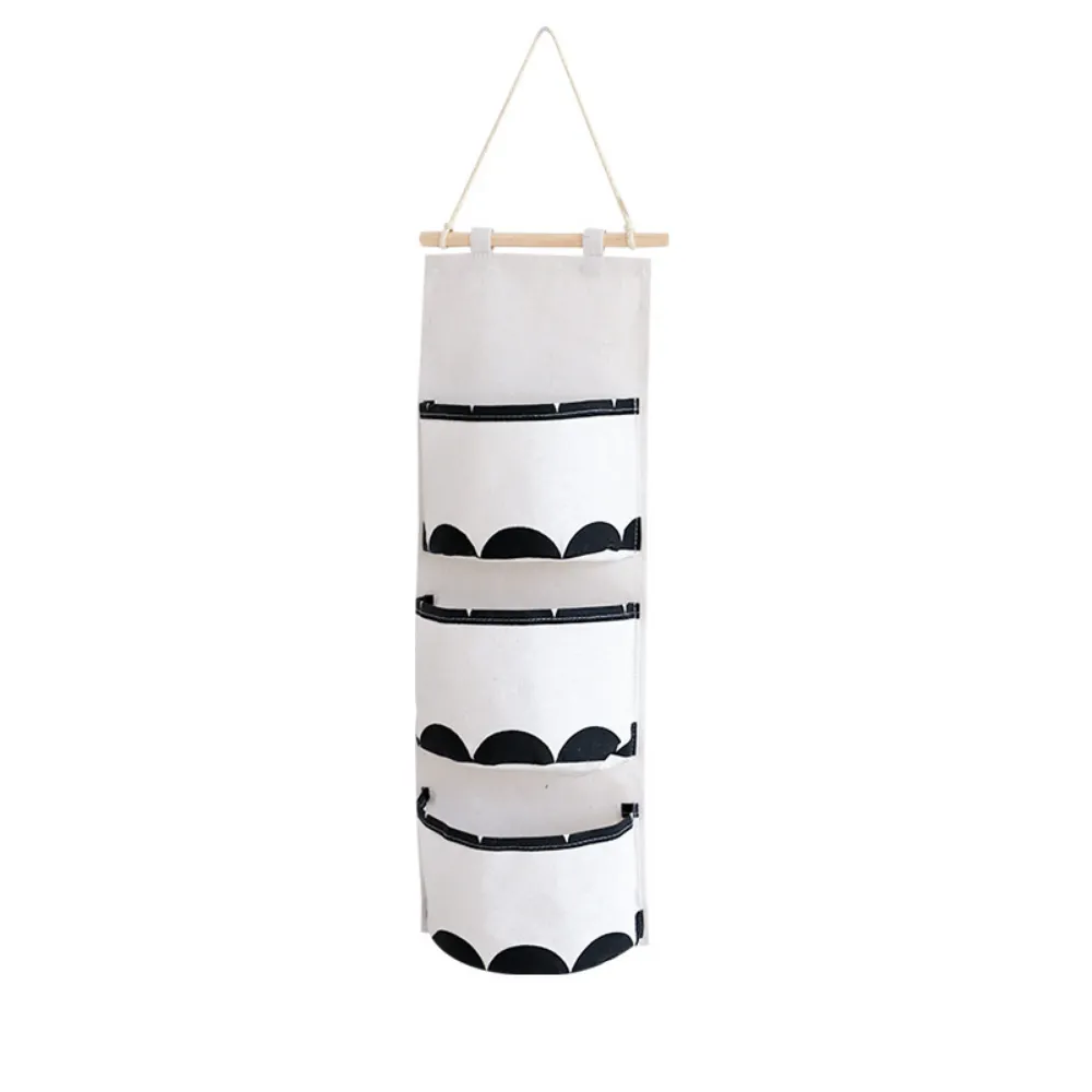 Black & White Hanging Storage Bags