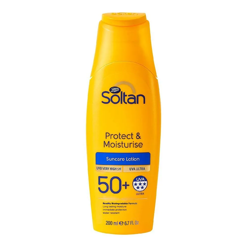 Boots Soltan Protect & Moisturize Lotion SPF50  - 200ml