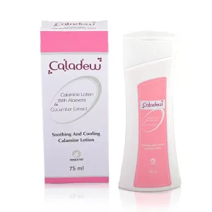 Caladew Calamine Lotion | Soothing Lotion with Aloe Vera & Cucumber Extract (75ml)