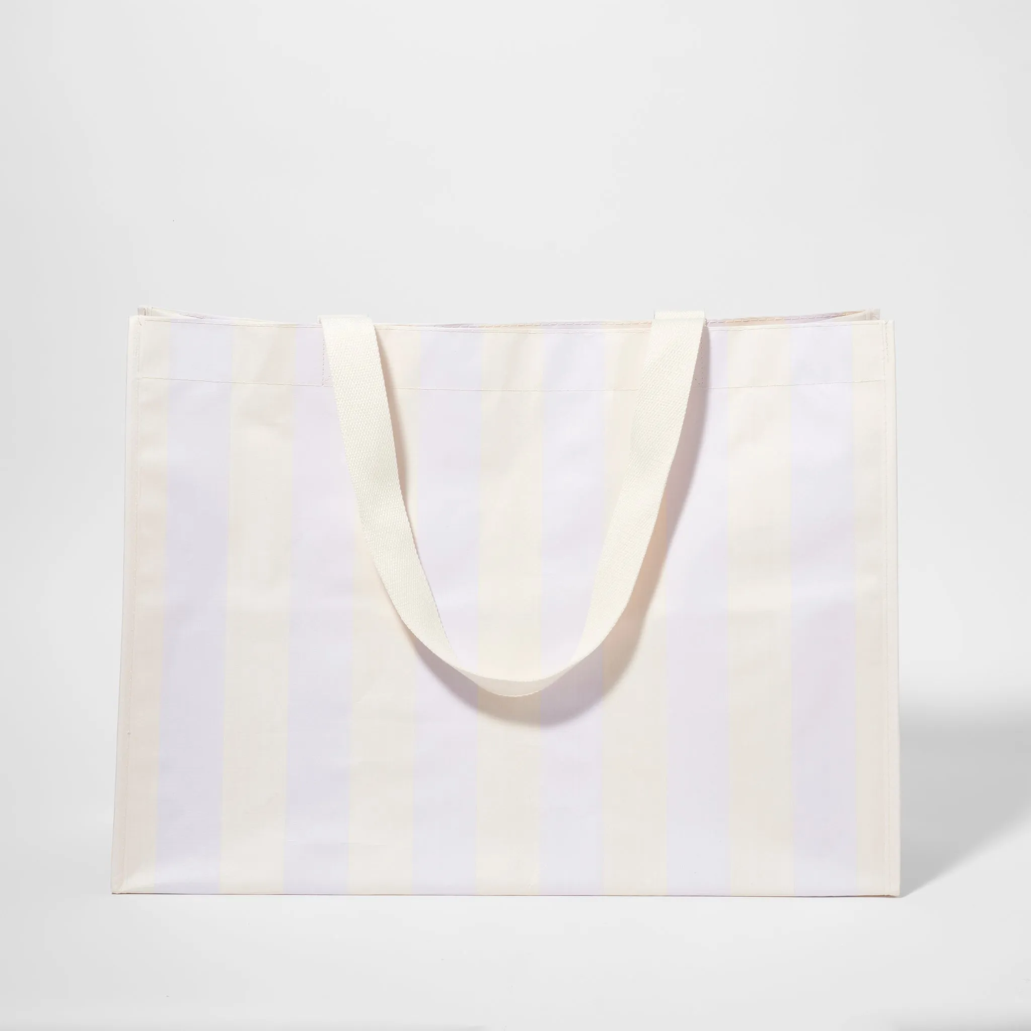 Carryall Beach Bag | Rio Sun Pastel Lilac Stripe