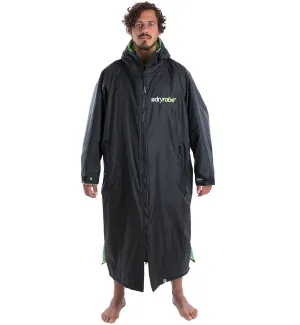 Dryrobe Advance Long Sleeve - Black Green Large