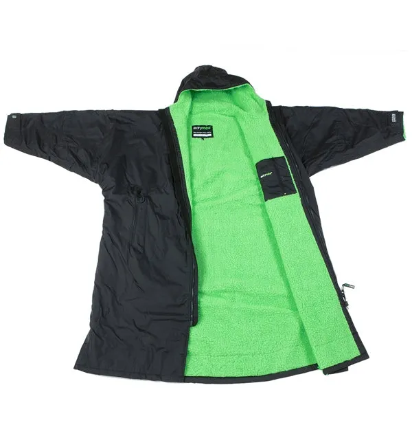 Dryrobe Advance Long Sleeve - Black Green Large