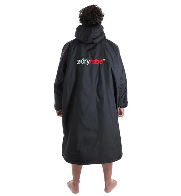 Dryrobe Advance Long Sleeve - Black Red Medium