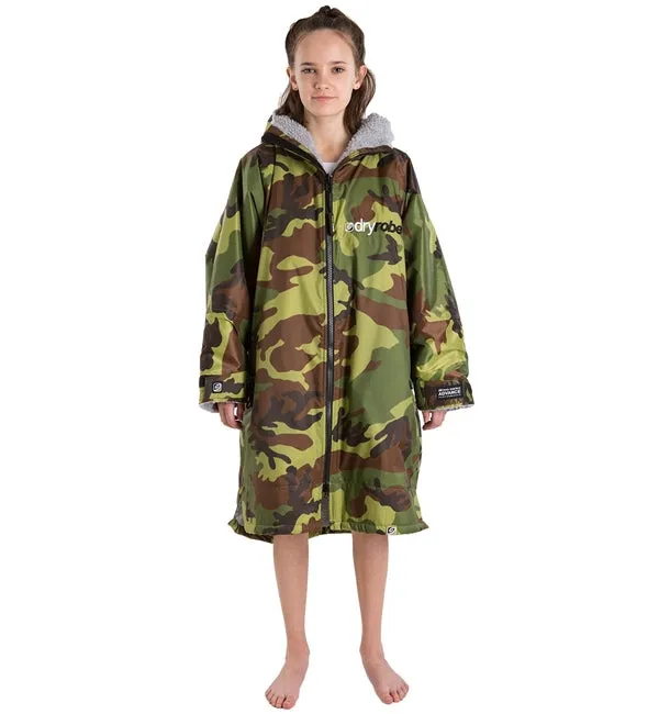 Dryrobe Advance Long Sleeve - Camo Grey Small