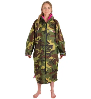 Dryrobe Advance Long Sleeve - Camo Pink Small