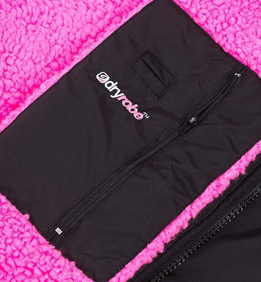 Dryrobe Advance Long Sleeve Large - Black Pink