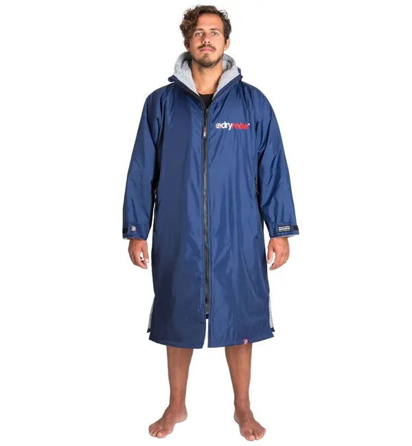 Dryrobe Advance Long Sleeve - Navy Grey Medium