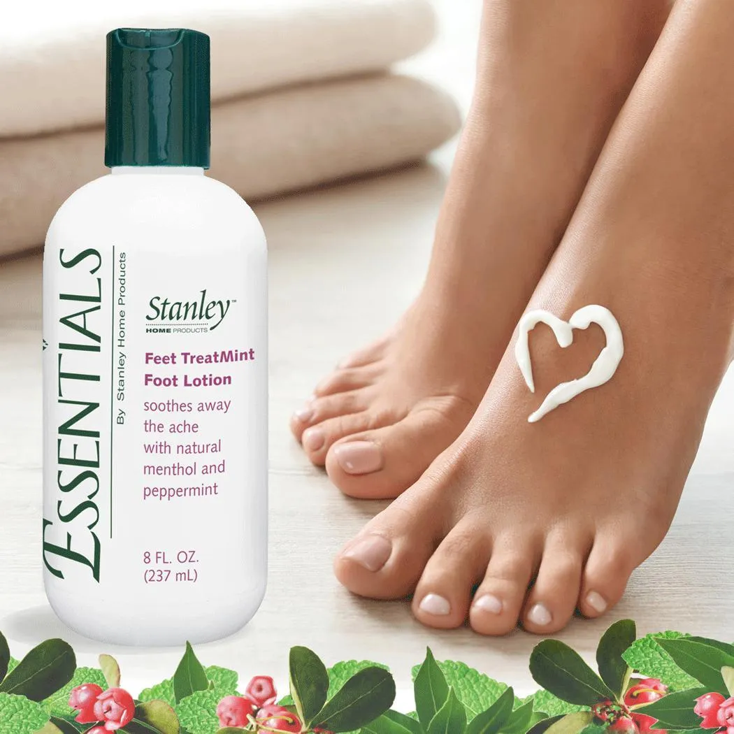 Essentials Feet TreatMint Foot Lotion - Moisturizing Foot Cream w/ Cooling Oils