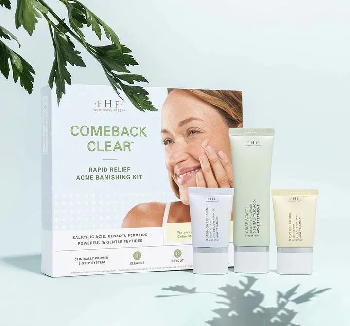 Farmhouse Fresh Comeback Clear Rapid Relief Acne Banishing Kit