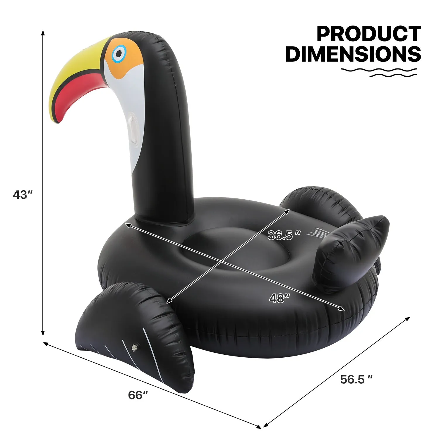 inflatable product-billed bird