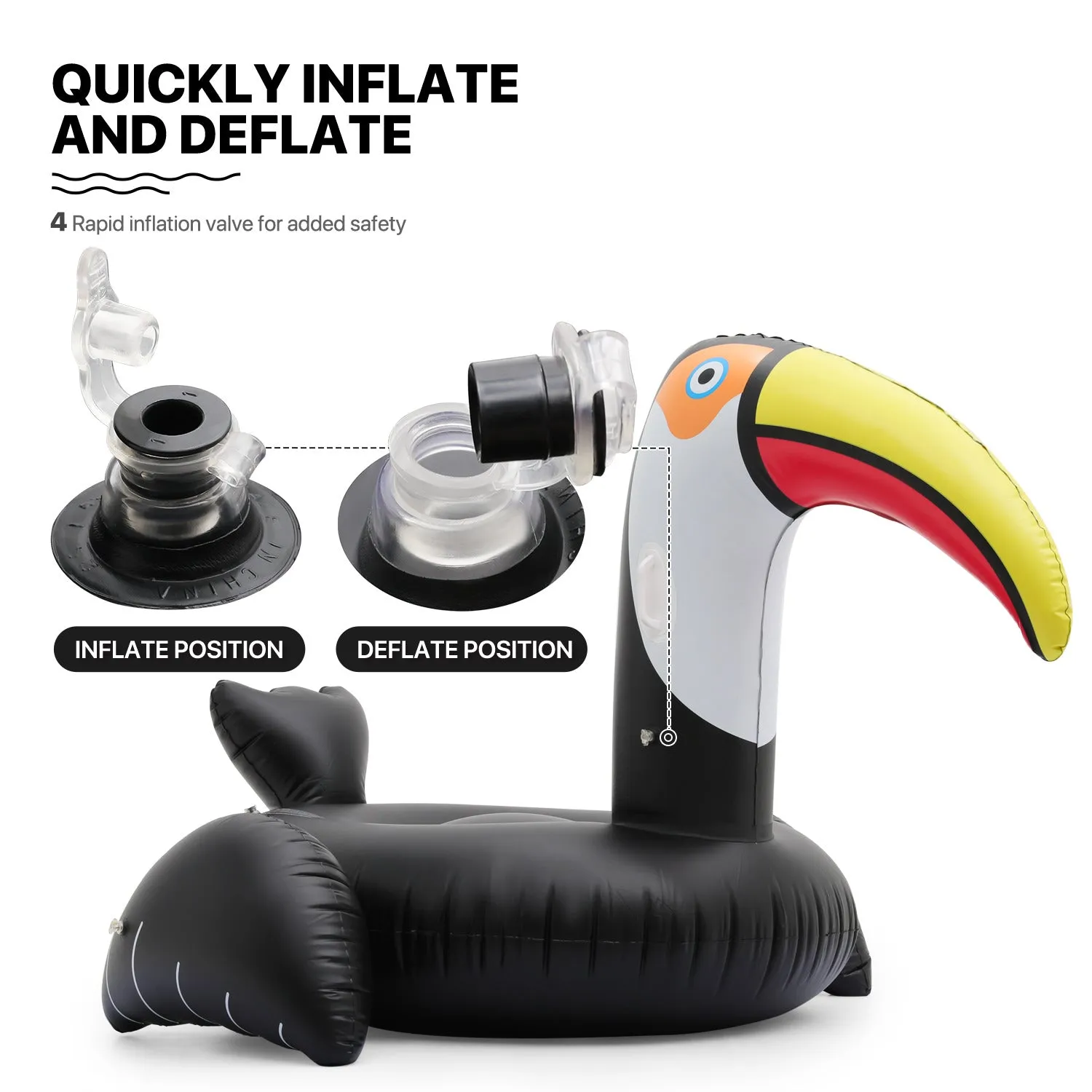 inflatable product-billed bird