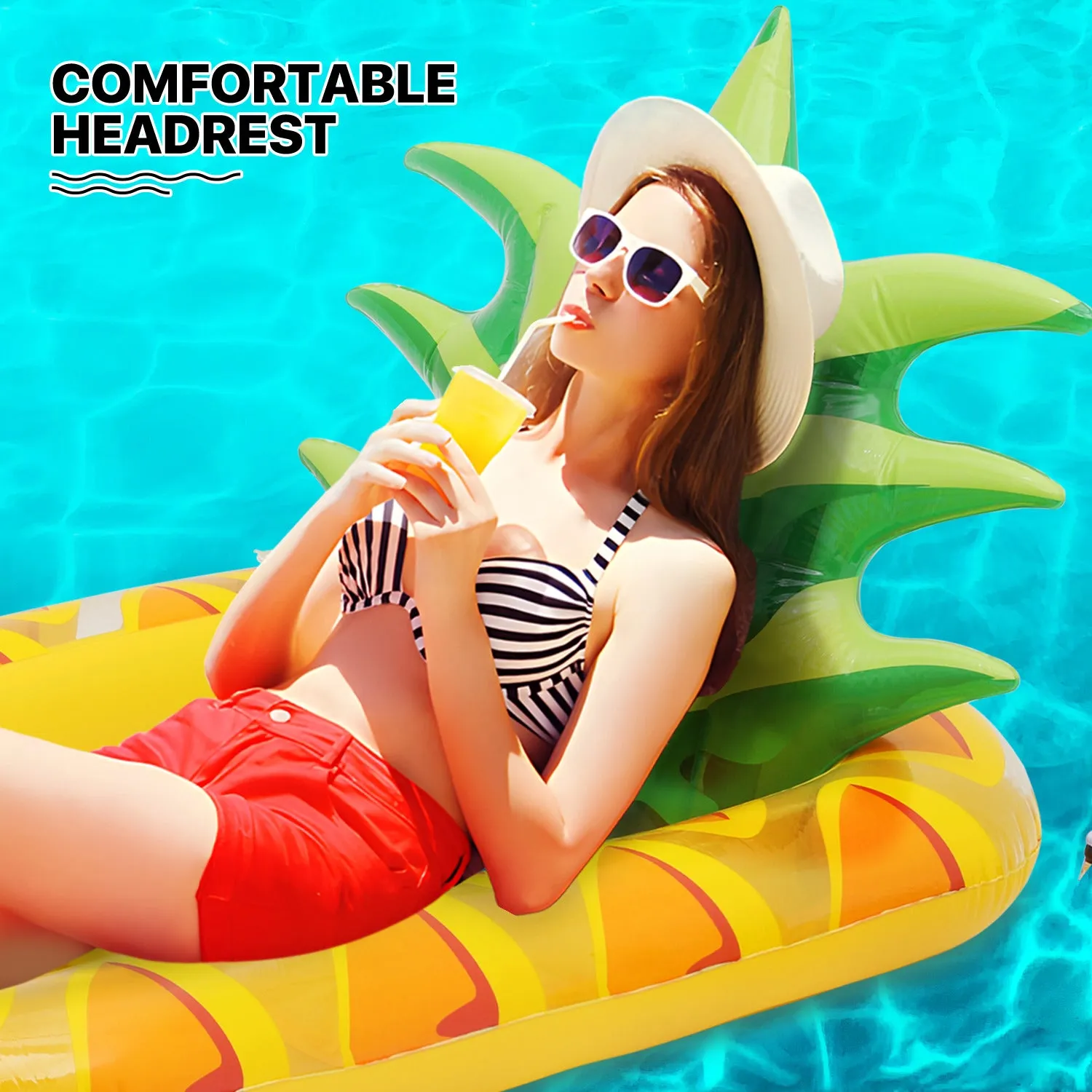 inflatable product-reclining chair-pineapple