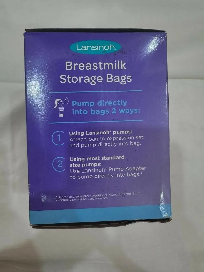 LANSINOH Breast Milk Storage Bags - 100 Pieces