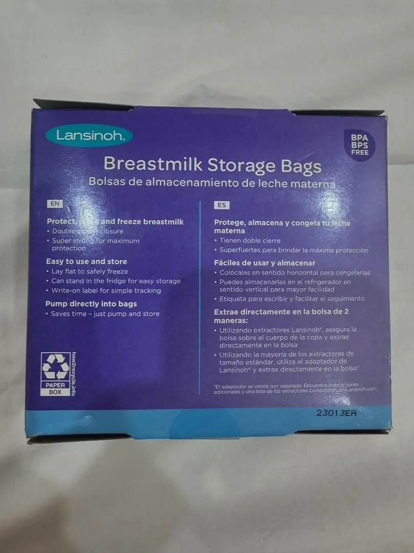 LANSINOH Breast Milk Storage Bags - 100 Pieces