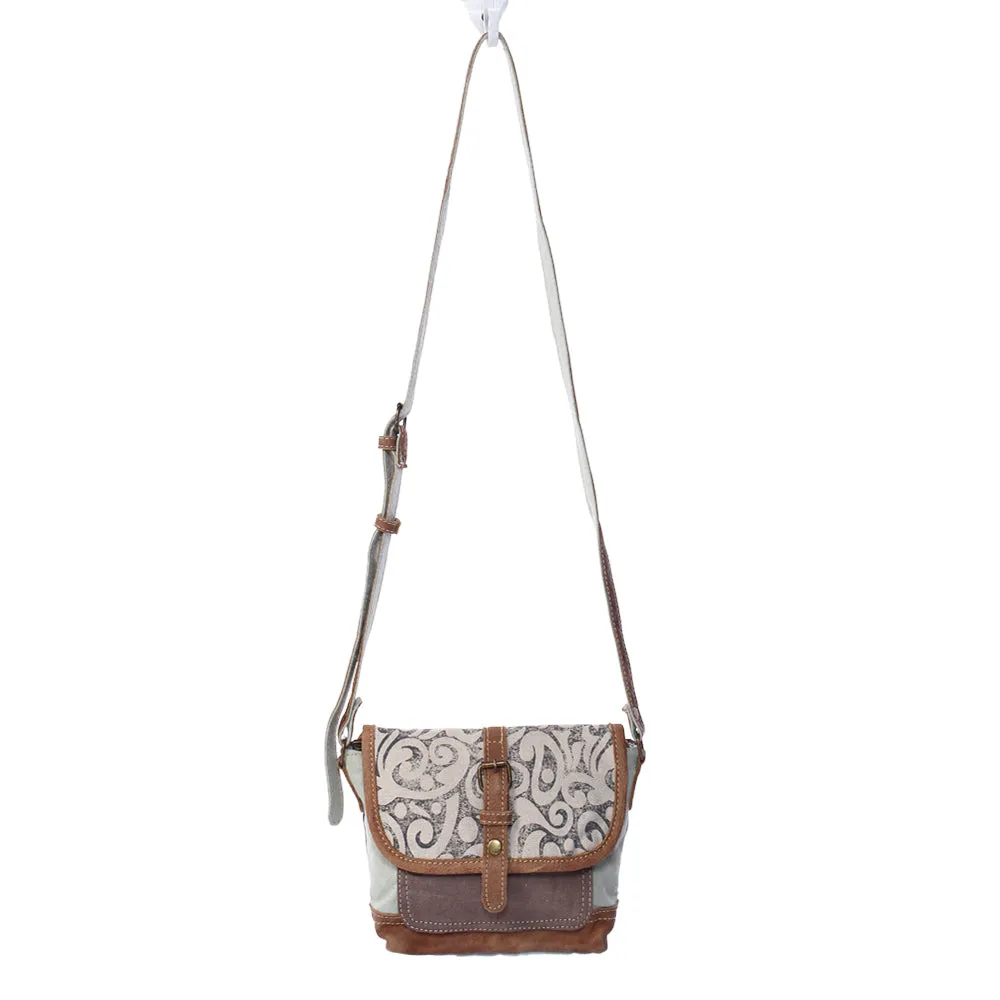 Leaf Print Small & Cross Body Bag