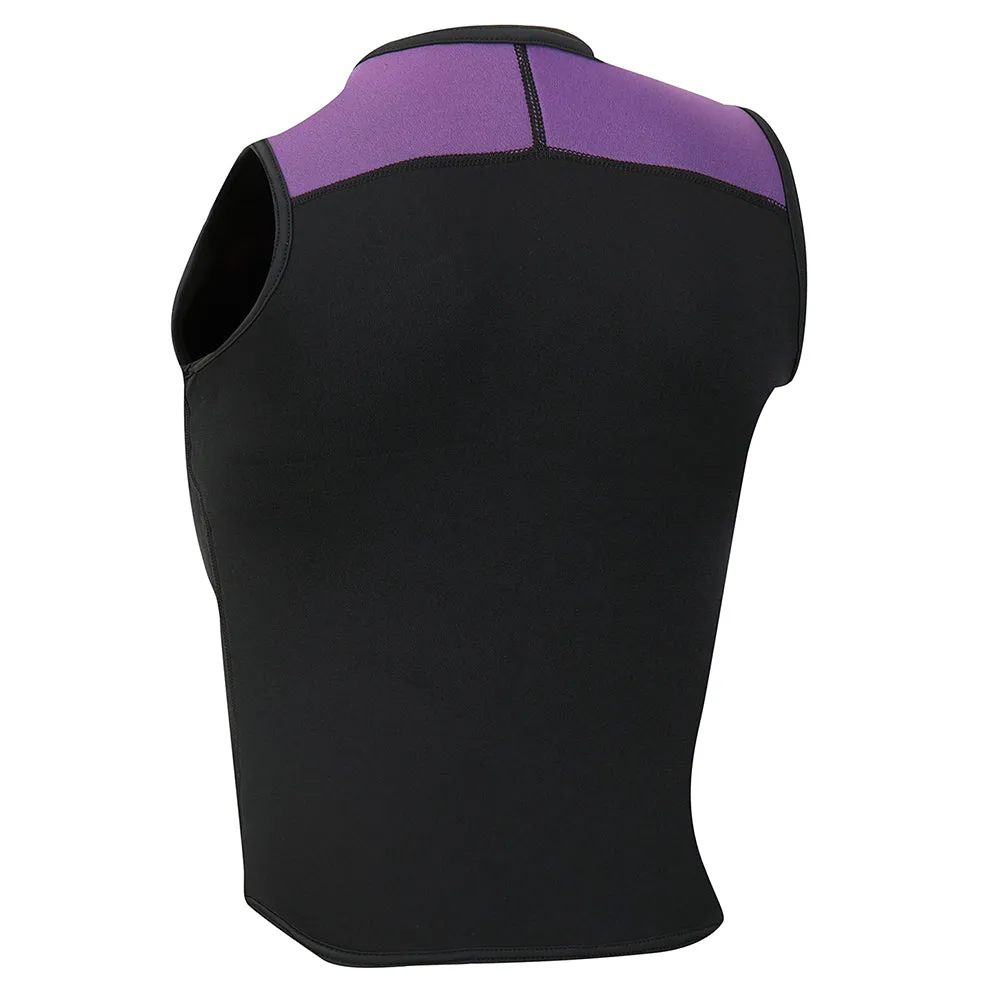 Lemorecn Womens Wetsuits Top Premium Neoprene 3mm Zipper Diving Vest