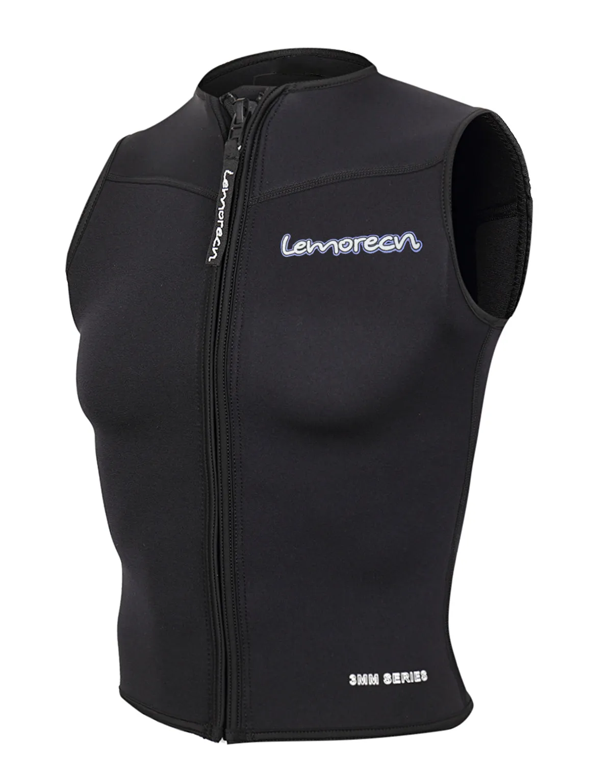 Lemorecn Womens Wetsuits Top Premium Neoprene 3mm Zipper Diving Vest