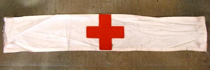 Medic Red Cross Arm Band: Military Issue