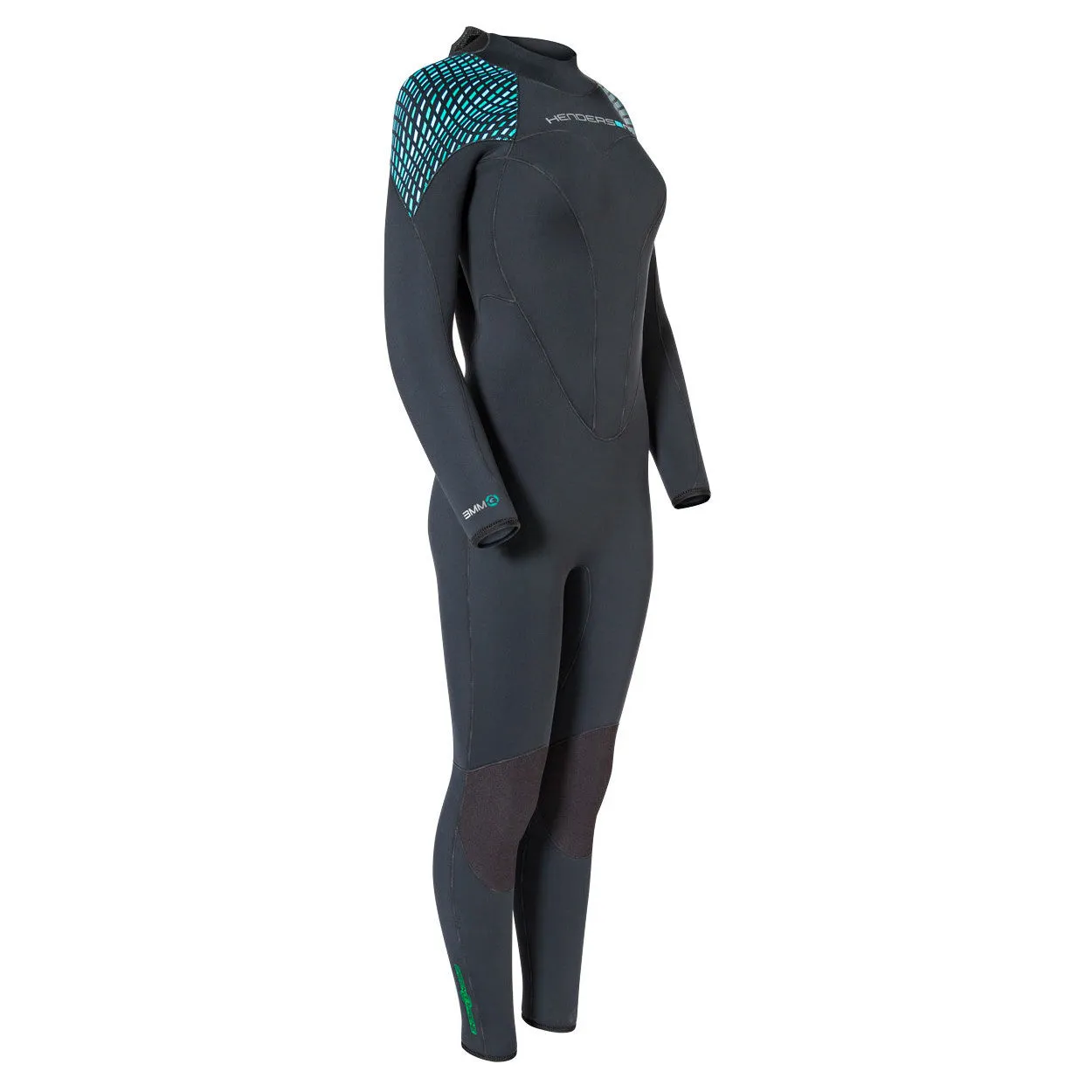 Open Box Henderson Womens 3mm Greenprene Back Zip Full Wetsuit-6T