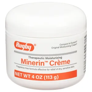 Rugby Minerin Creme Fragance Free Jar 4Oz