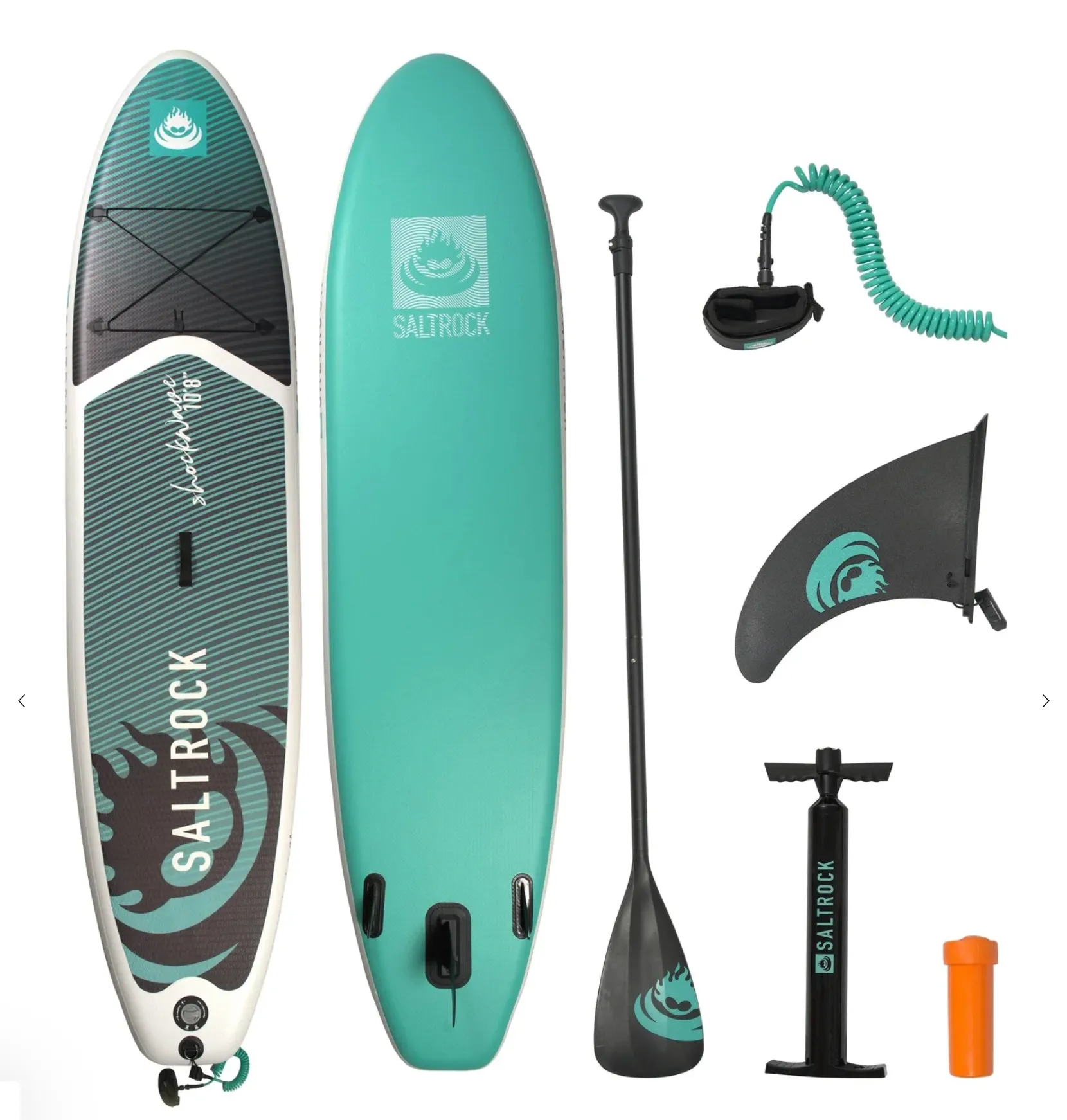 Saltrock Shockwave - Inflatable Stand Up PaddleBoard - Turquoise- SALE -