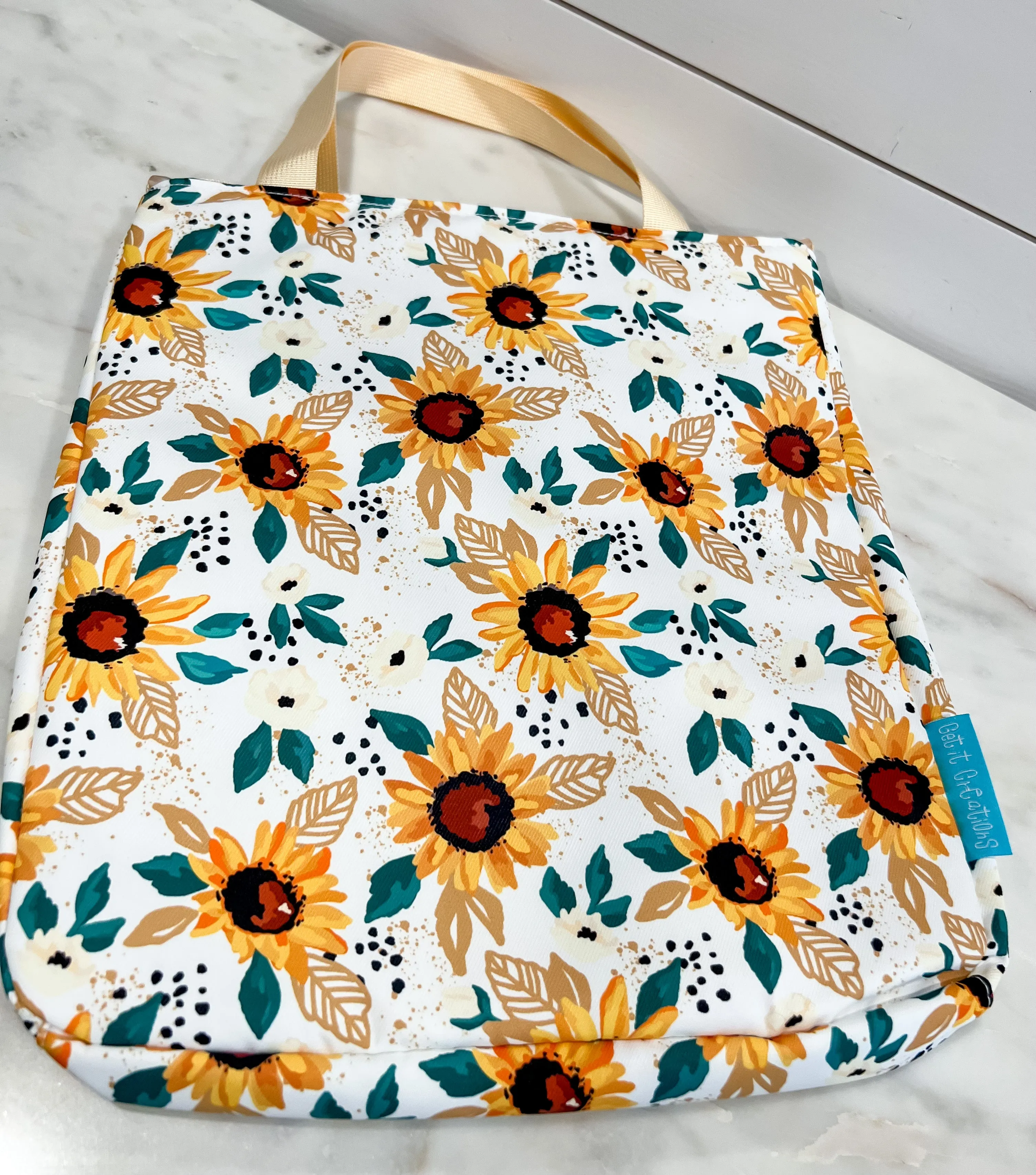 SUNFLOWER CROSSBODY TOTE