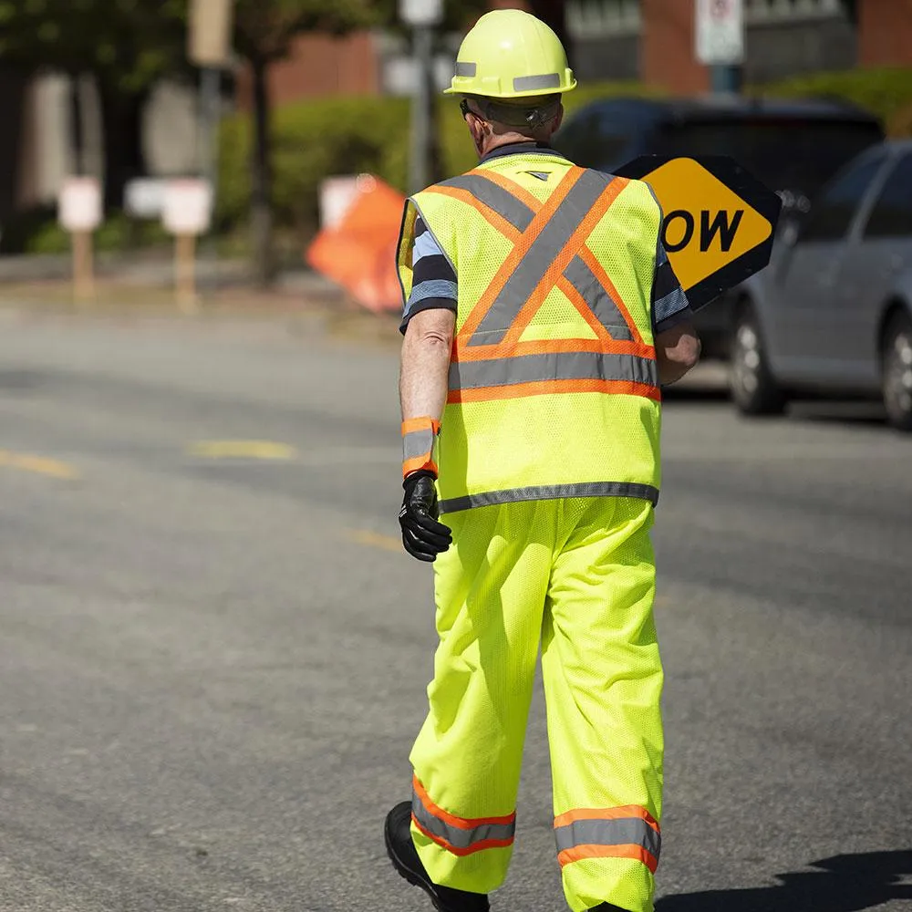 Work Pants - Pioneer Hi-Viz Poly Mesh Traffic Safety Pant, 5670